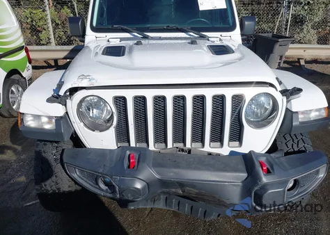 2019 Jeep Wrangler Unlimited Rubicon 4X4 z USA, uszkodzony, nr VIN 1C4HJXFG0KW663646